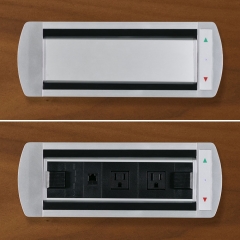 power block in tabletop open and closed
