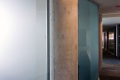 integrated glass partition gravity lock systems glass demountable walls