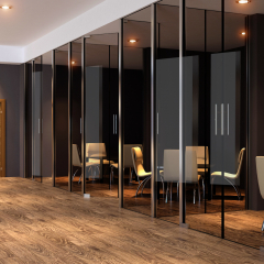 Office building in a new residential area. 3d rendering.