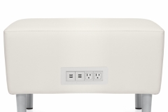 power and usb on bench too