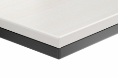 1 inch with black split color edge