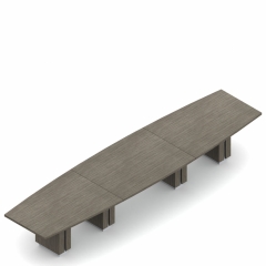 Boat Shaped Boardroom Table 192 x 48 (Z48192BE)