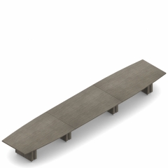 Boat Shaped Boardroom Table 264 x 60 (Z60264BE)