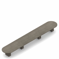Racetrack Boardroom Table 264 x 48 (Z48264RTE)