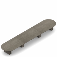 Racetrack Boardroom Table 264 x 60 (Z60264RTE)