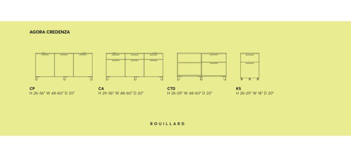 Rouillard’s Angora Credenzas