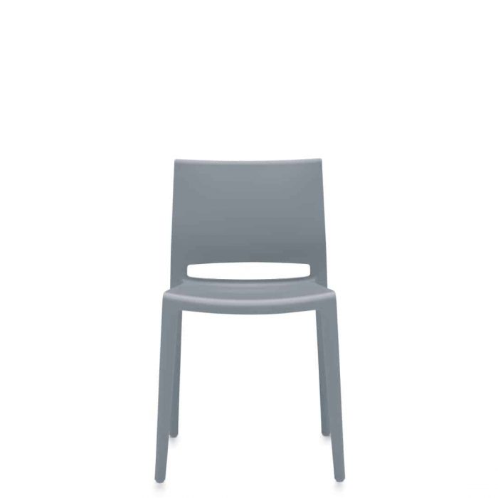 Bakhita occasional chair with Grey frame