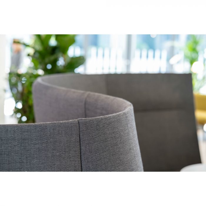 Modern gray collaborative seating