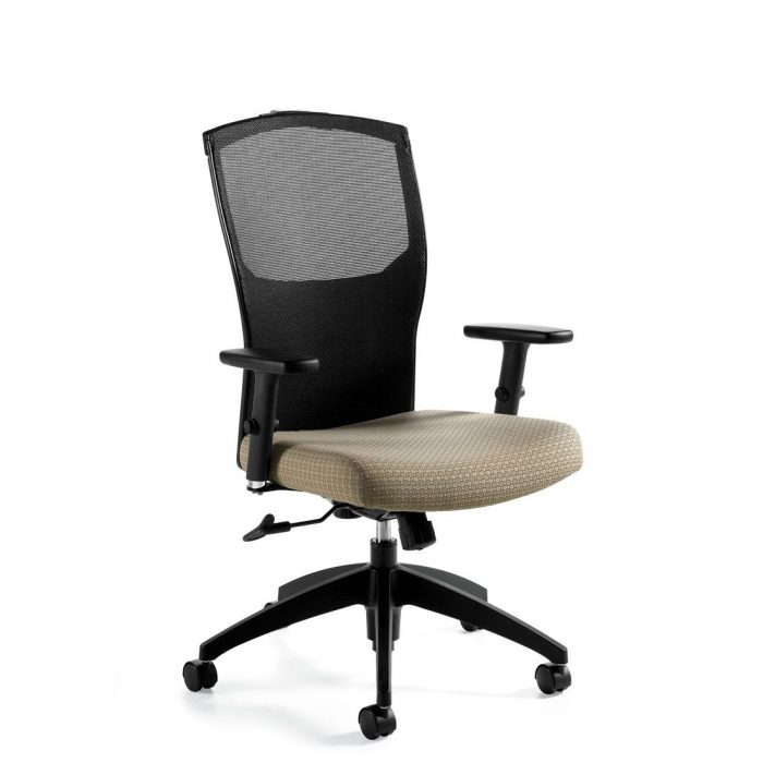 Alero mesh high back tilter chair, model 1961-4. This chair has been placed on a white background.