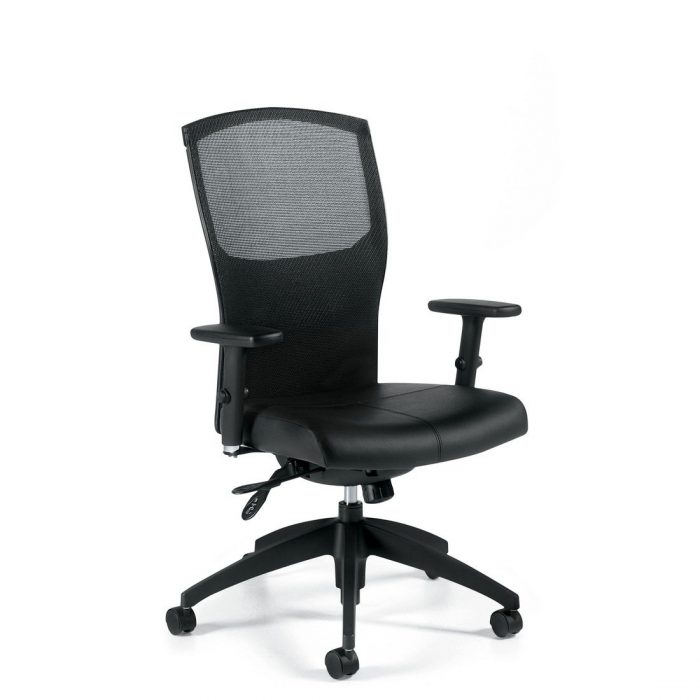 Alero mesh high back multi-tilter chair, model 1961LM-3. This chair has been placed on a white background.